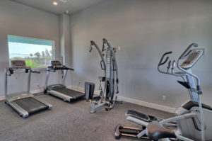 fitness room gym clubhouse rv park workamping rv resort concrete big spaces san leon kemah seabrook webster bacliff galveston la marque texas city marathon valero rv